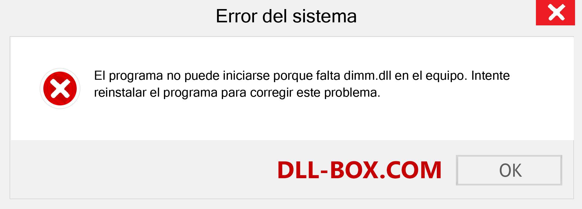 ¿Falta el archivo dimm.dll ?. Descargar para Windows 7, 8, 10 - Corregir dimm dll Missing Error en Windows, fotos, imágenes